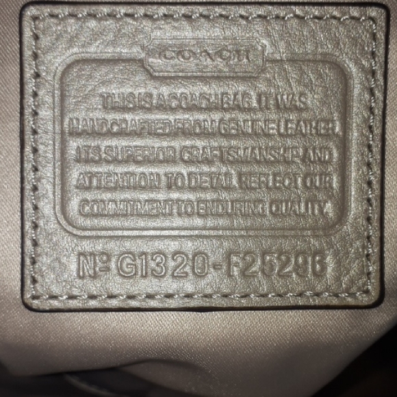 Coach Tan Leather Satchel - Picture 13 of 13